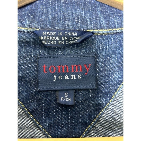 Vintage Y2K Tommy Hilfiger Jean Jacket Small - Picture 4 of 7
